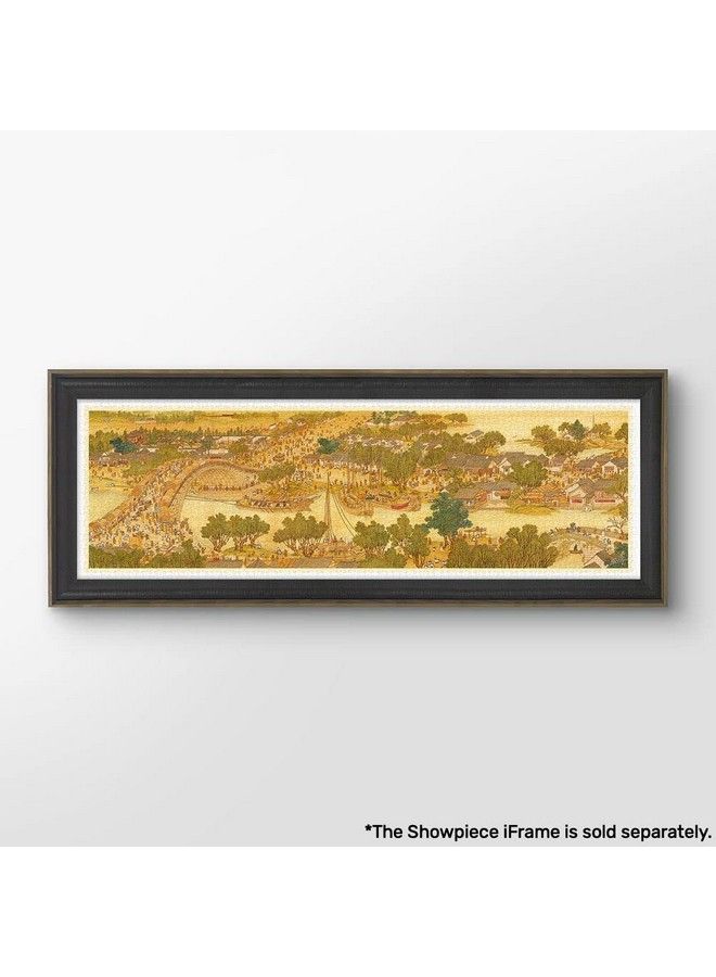 Pintoo Panoramic Jigsaw Puzzles 2000 Piece For Adults Panorama Smart Bears Along The River During The Qingming Festival Beautiful Plastic Puzzle For Home Decor Zero Dust Easy Storage [H1906] - Image 3