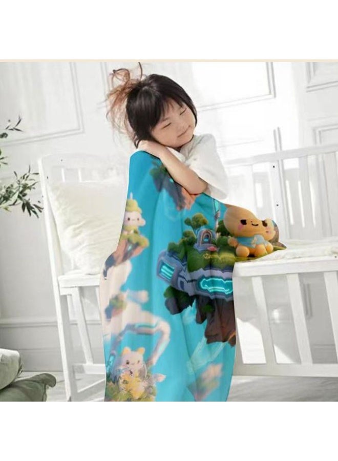 عام بطانية رقيقة من الفانيلا (حرارة ومريحة، ومناسبة للنوم واستخدام اللعبة والغبار والرمل) 150 سم * 200 سم - 203 - Image 1