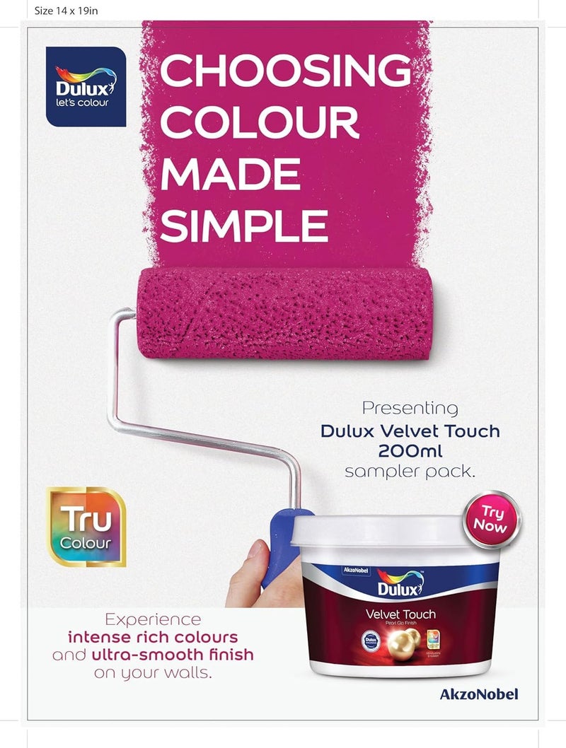 Dulux Velvet Touch Pearl GLO Interior Emulsion Paint (200 Ml, White)– Luxurious soft-sheen wall paint, highly durable, washable, rich, intense colors, with 6-year warranty - Image 4