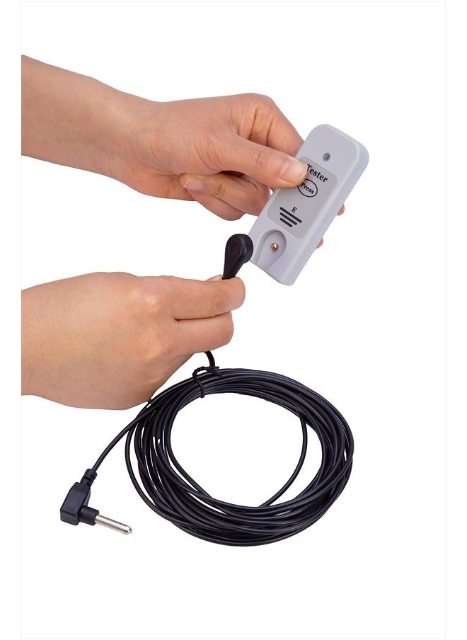 hooga - Hooga Grounding Tester, Continuity Tester for Grounding Mats, Sheets, Pads, Blankets, Pillow Cases. Universal 15 Foot Grounding Cord. Use to Test Effectiveness of Earth Connected Products. - Image 1