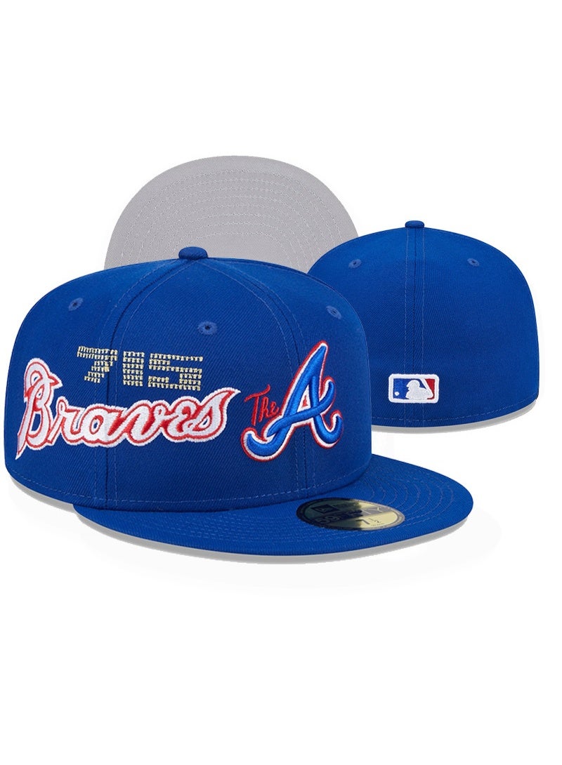NEW ERA Atlanta Braves 75th Anniversary Blue Fitted Hat