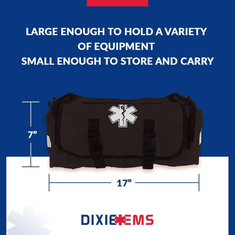 Dixie Ems Dixigear First Responder On Call Trauma Bag W/Reflectors - Black - Image 5