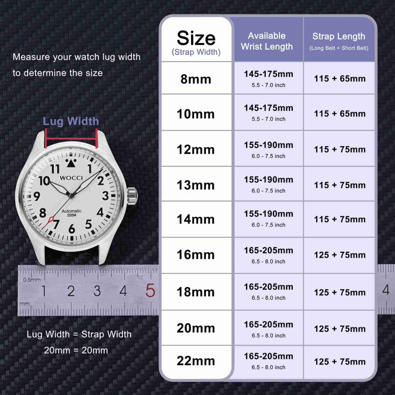 WOCCI 14mm Lug Width, Elegant Watch Band, Genuine Leather Replacement Strap with Gold Buckle (Red) - Image 4