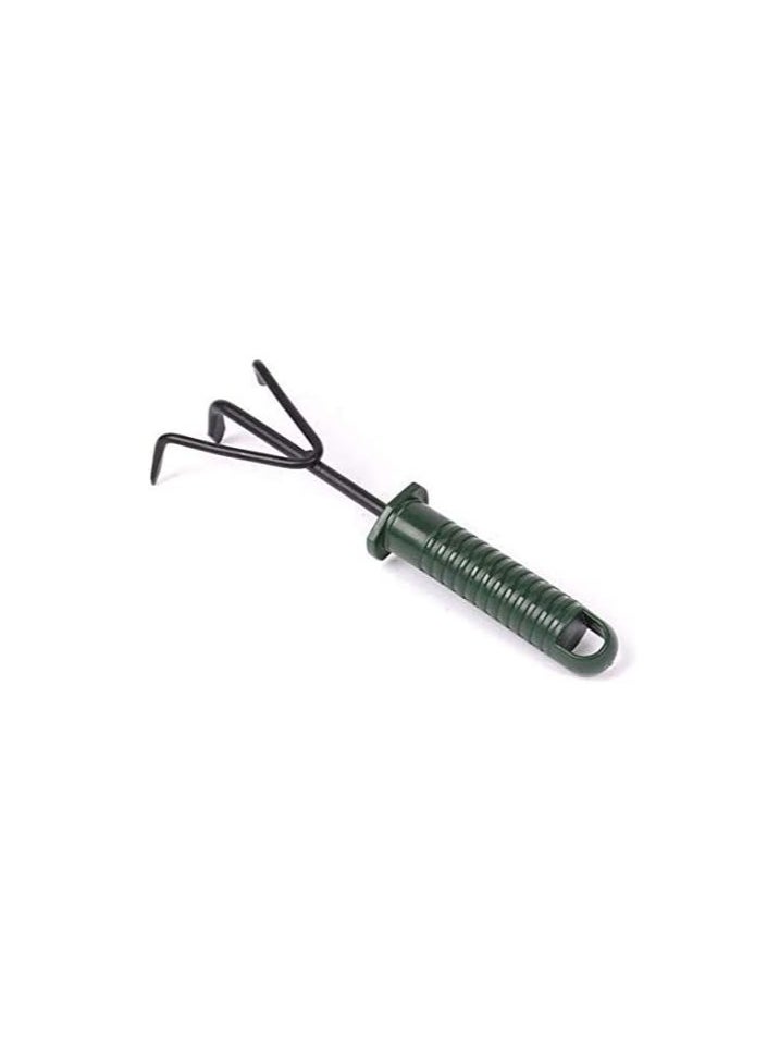 INFLUX 4Pcs 25cm Garden Tool Set Shovel Cultivator Trowel Leaf Trimmer Rake Miniature Fairy Garden Planting Transplanters Hand Tool Kit, green  - Image 2