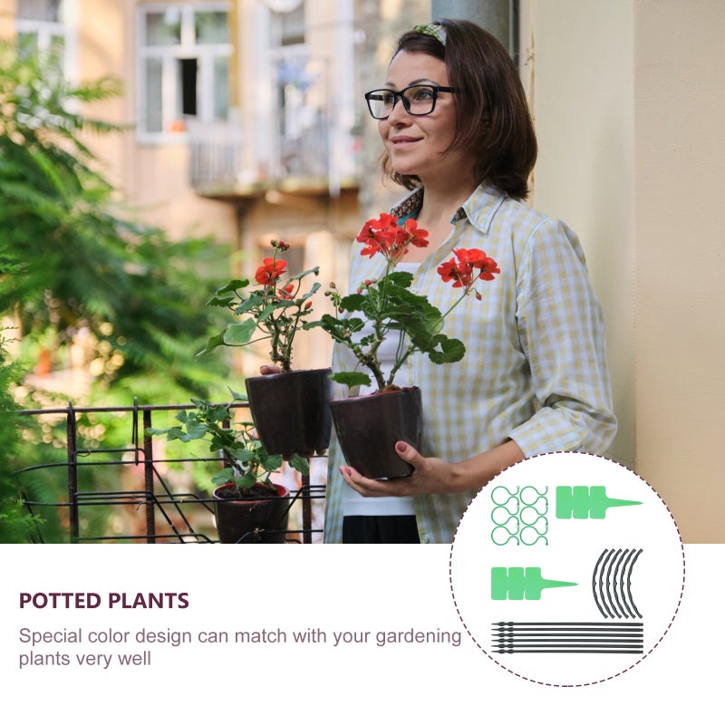 6 Sets Plants Climbing Holder Racks Potted Plant Flower Support Racks - Image 4