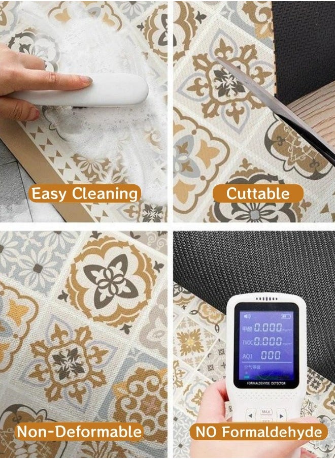 Generic Kitchen Mat, 40 x 120cm/16 x 47in Kitchen Rug Mat Non-Slip Hallway Floor Runner Mat Quick Drying Kitchen Standing Mat Easy Cleaning Front of Sink Mat for Kitchen Laundry Sink Bathroom Office  - Image 3