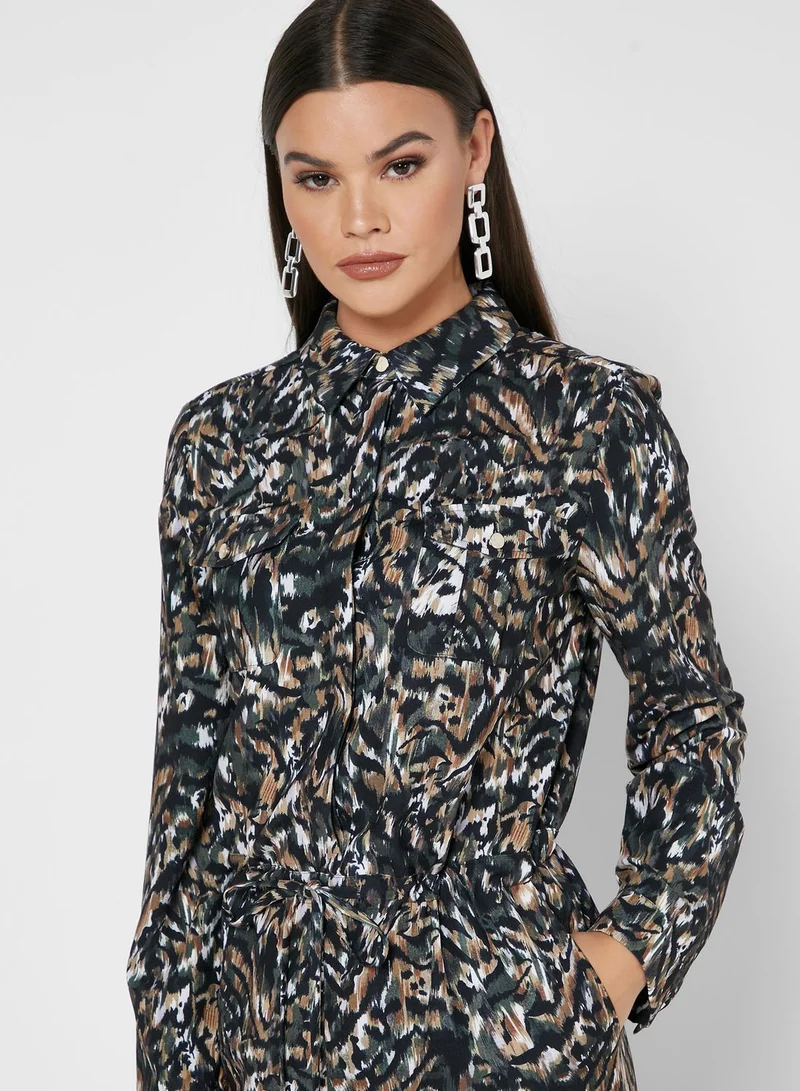Ted Baker Verili Houndstooth Jacquard Jumpsuit