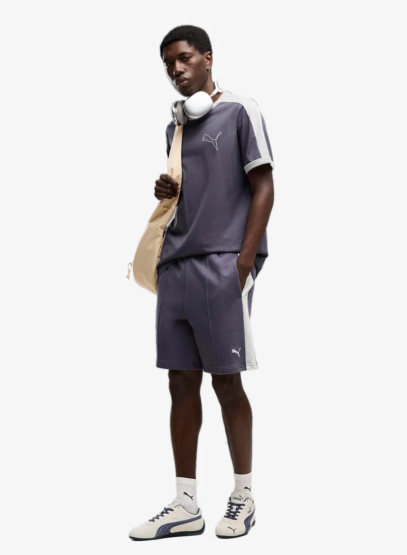 Puma Inky Depths-Creme De Mint T7 Love Of The Cat Ringer T-Shirt for Men | Best Price UAE