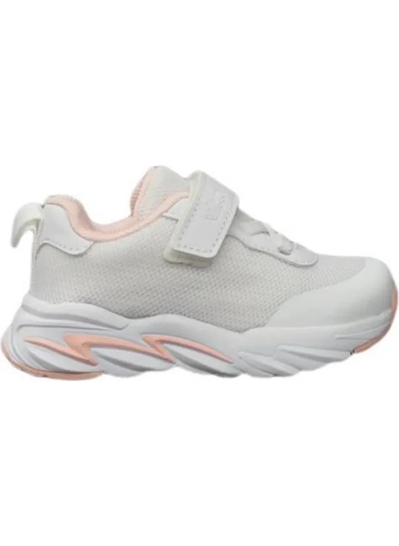 VICCO Rover Lighted Baby Girl White Sports Shoes