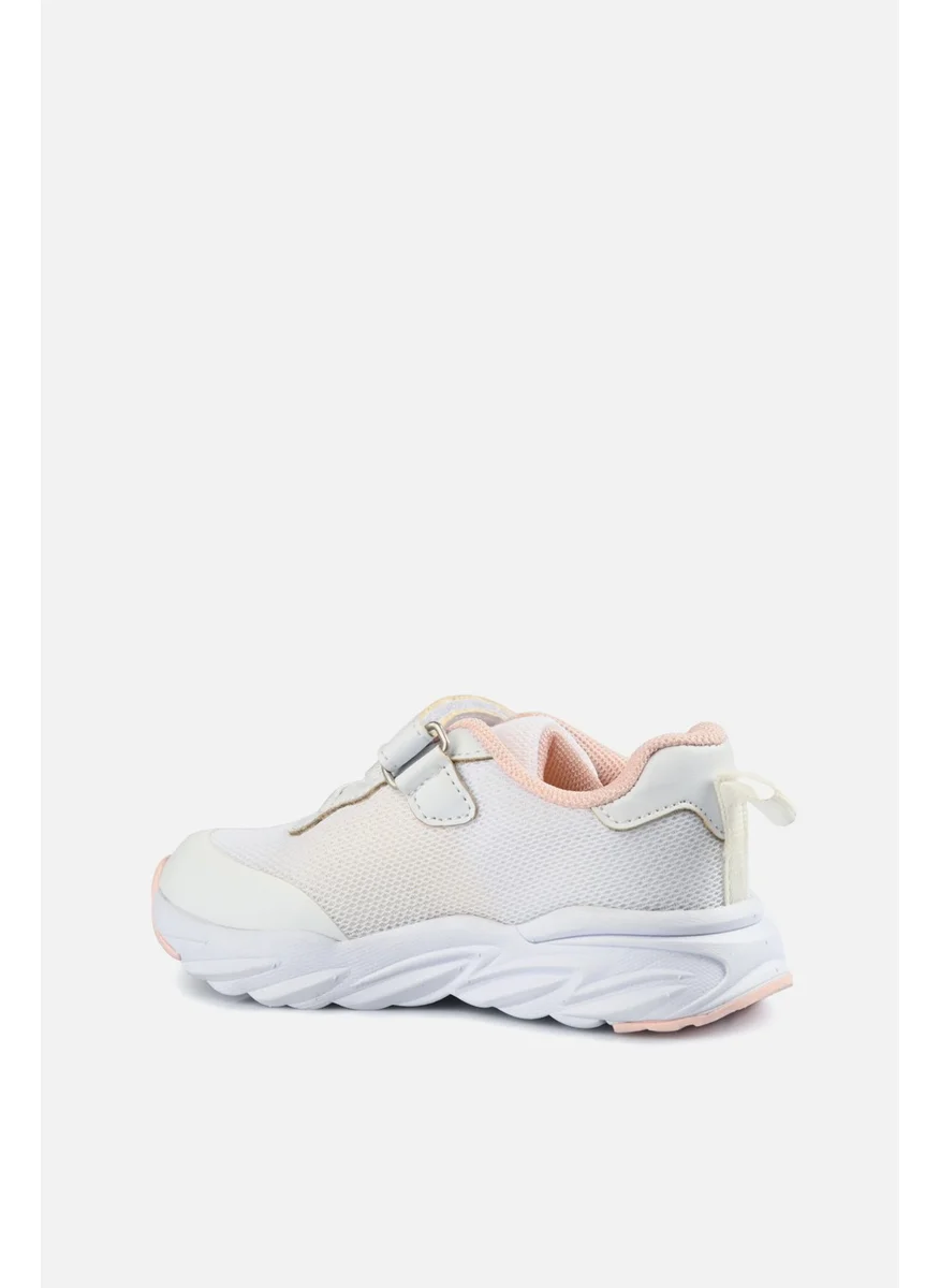 VICCO Rover Lighted Baby Girl White Sports Shoes