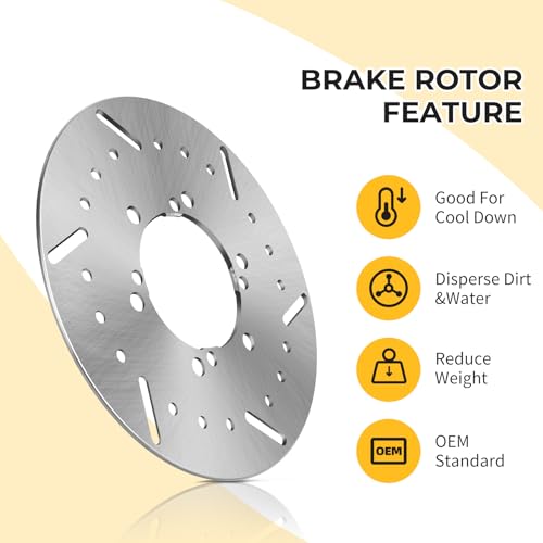 M MATI Front Brake Disc Rotor for Polaris Sportsman 335 500 Magnum 500 Ranger 500 Worker 500 Xpedition 425 Xplorer 400 Diesel 455 5242935 - Image 5