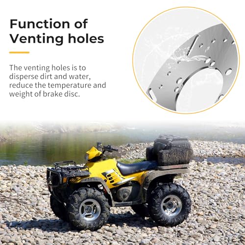 M MATI Front Brake Disc Rotor for Polaris Sportsman 335 500 Magnum 500 Ranger 500 Worker 500 Xpedition 425 Xplorer 400 Diesel 455 5242935 - Image 4