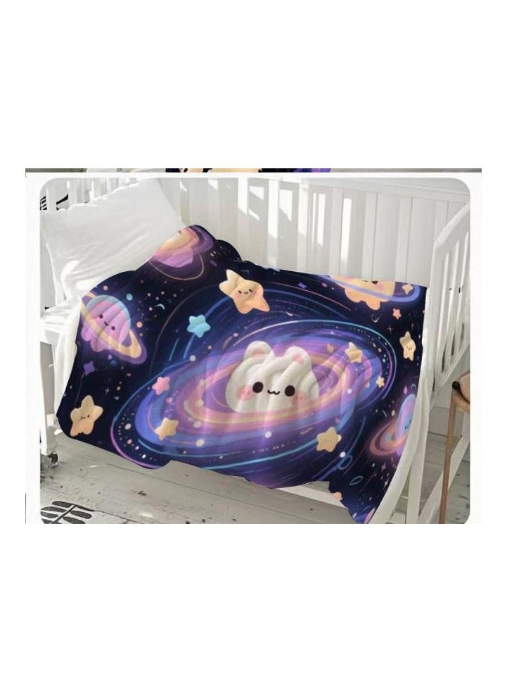 general Flannel thin blanket (warm and comfortable, suitable for sleep, gaming, dust removal and sandproof) 150cm*200cm - 102 - Image 3