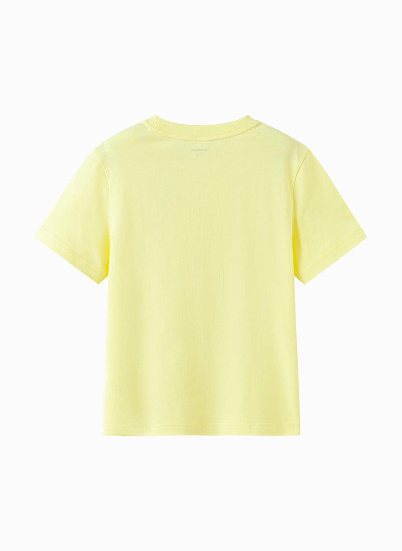 Balabala Kids Unisex Round neck short-sleeved T-shirt - Image 2