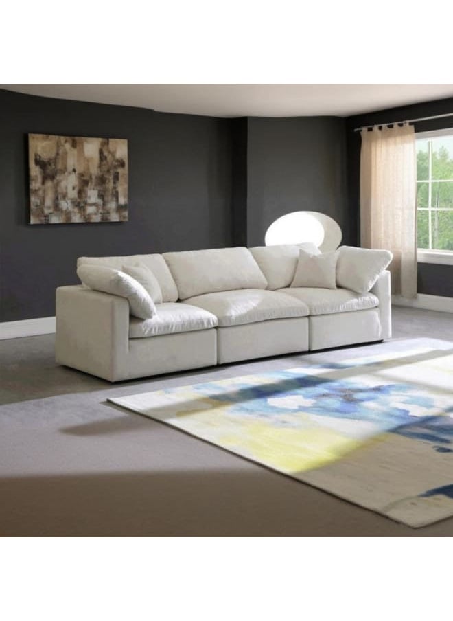 Joints sofa Off-White sofa Engineered Wood  300x300x300 