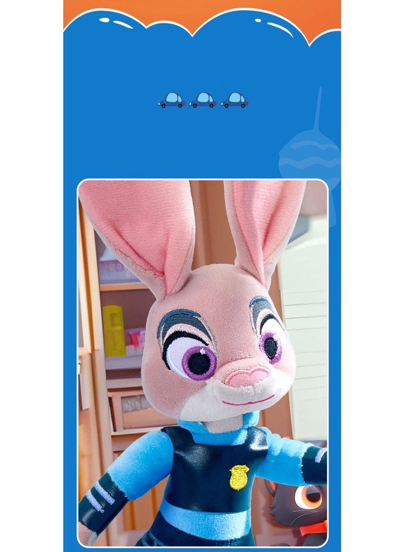 هالامودو Zootopia: 31cm Standing Judy - A Handsome and Adorable Soft Plush Toy Doll, Ideal Birthday Gift, All - round Decor for Bedroom, Living Room, Desk, and Office Stress - reliever - Image 5