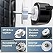 JRRXM 2PCS 24V RS555 35000RPM HighSpeed Steel Gears Motor Gearbox for Power Wheels Kids Ride on Car Motor Upgrade18V24V Motor Conversion KitCoupler for Power Wheels Rubber Tire Upgrade Replacement Parts - Image 4