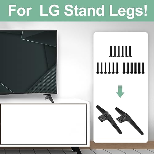Maozhren طقم براغي لقاعدة تلفاز LG، لبراغي أرجل تلفاز LG بحجم 60 65 بوصة، 60UJ6050 60UJ6540 60UK6090 60UM6900 60UN7300 65UJ6300 65UK6090 65UM6900 65UM7300PUA 65UN6950 - Image 3