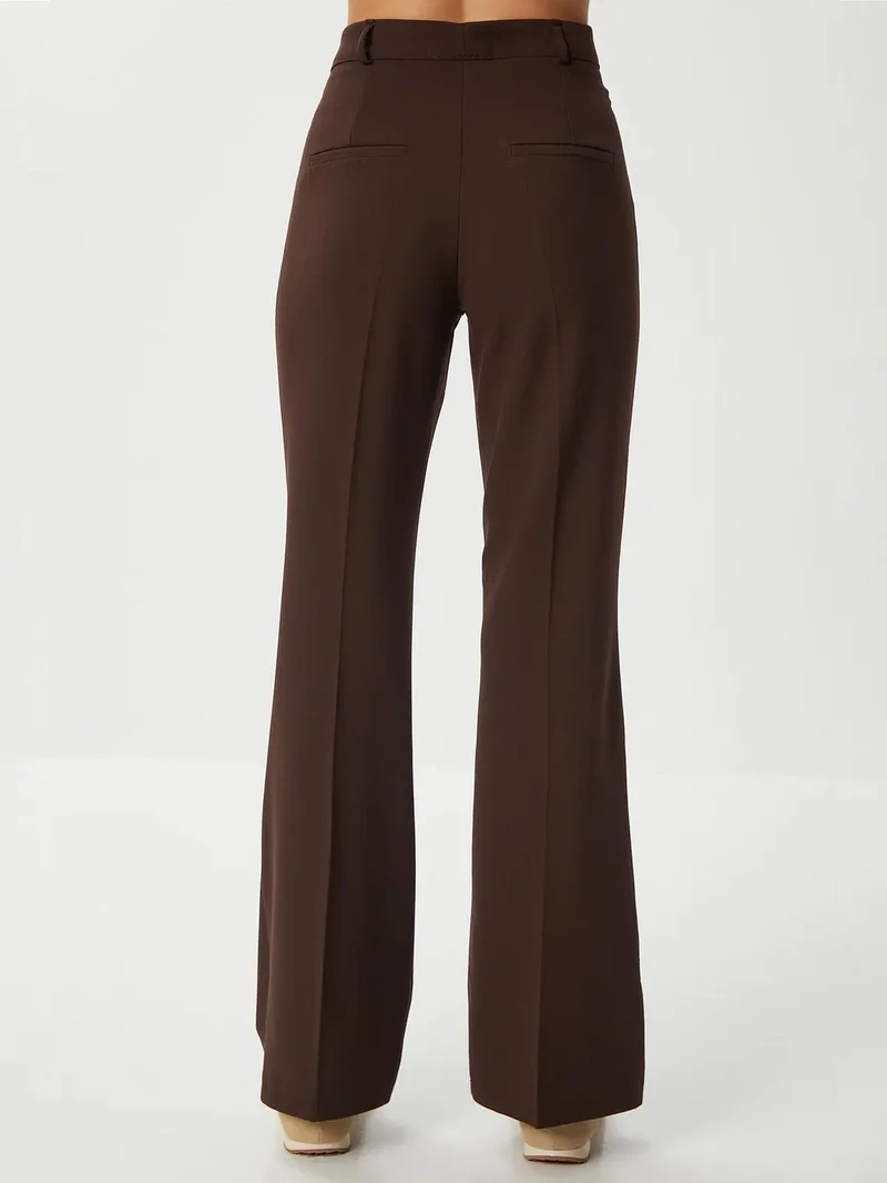 السعادة في إسطنبول ISTANBUL High Waist Flare Pants with Zipper