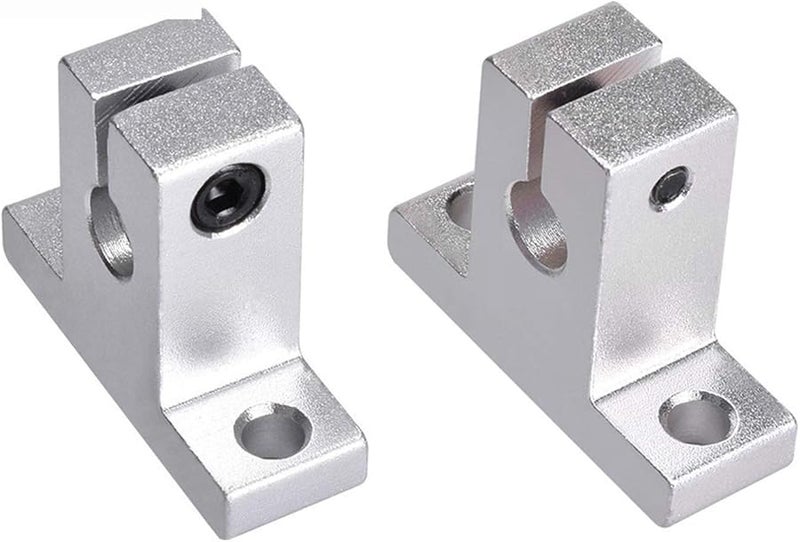 4 قطع كتل جانبية محاور توجيه محامل كروية داخلية 12 مم لمعدات التشغيل الآلي للطابعات ثلاثية الأبعاد والتحكم الرقمي بالحاسب - Image 5