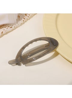 Semi-Transparent Hair Claw Clips for Bathing Gray-Small
