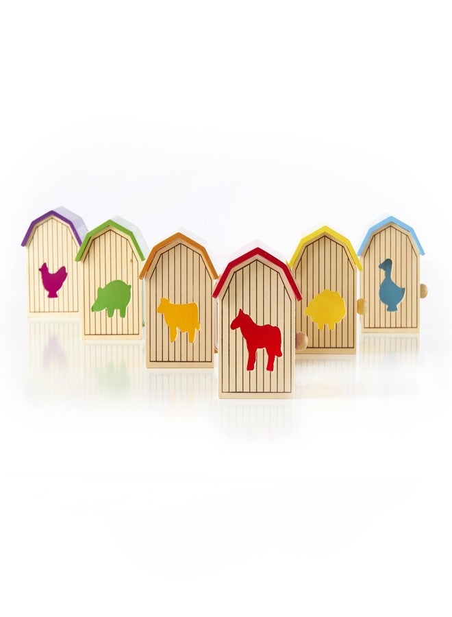 Guidecraft Barnyard Activity Boxes -21 Colorful Animal Blocks, Counting, Matching and Sorting Set, Kids Preschool Learning and Development Toy - Image 3