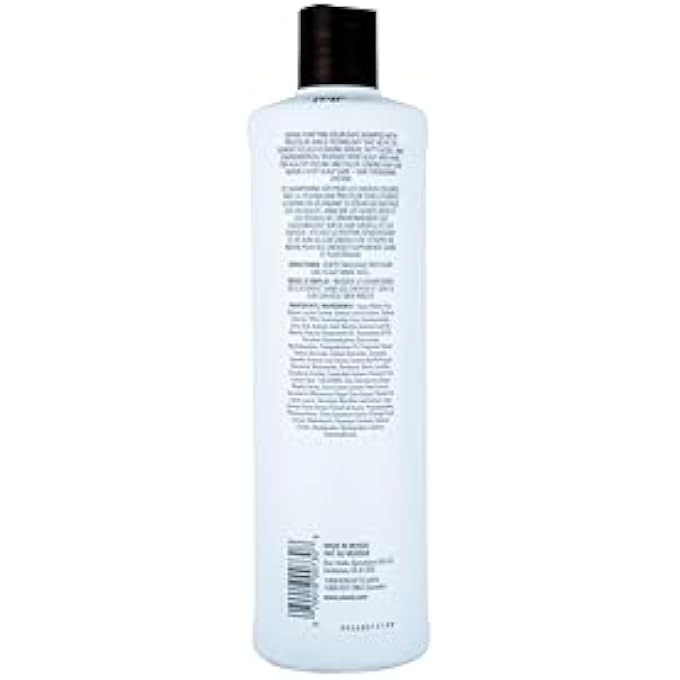 Nioxin DERMA PURIFYING SYSTEM 3 CLEANSER SHAMPOO (COLORED HAIR, LIGHT THINNING, COLOR SAFE) 500ML/16.9OZ - Image 3