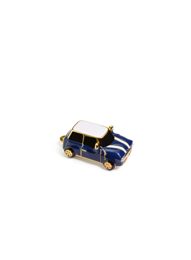 Direct Retro Birthday Gift Metal Creative USB Flash Drive Creative Personality Mobile Storage Disk Classic Car USB Flash Drive-Color:Blue-Capacity:16GB  - Image 1