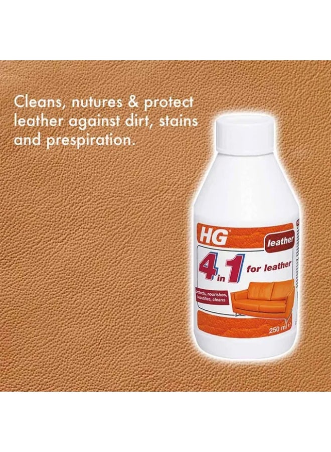 HG 4 In 1 Deep Cleaner For Leather 250 ML - Image 2