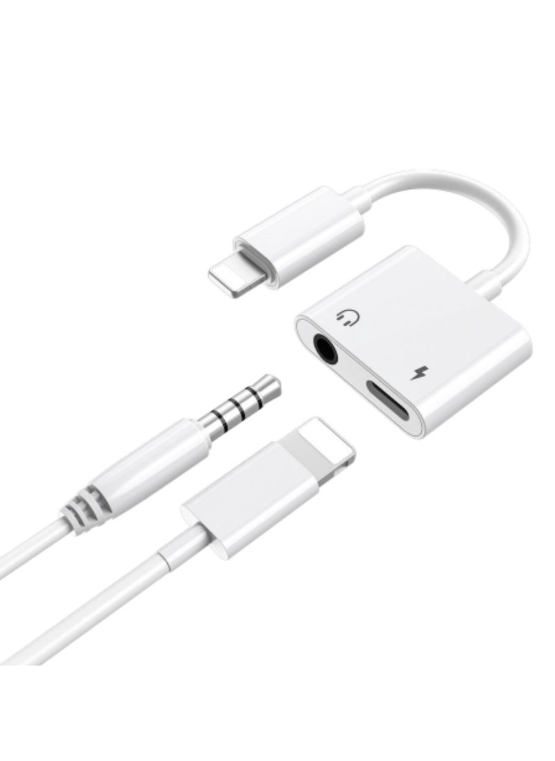 REMAX - Remax Rl-La07 Jane Series Audio Adapter (3.5+Apple) - White - Image 1