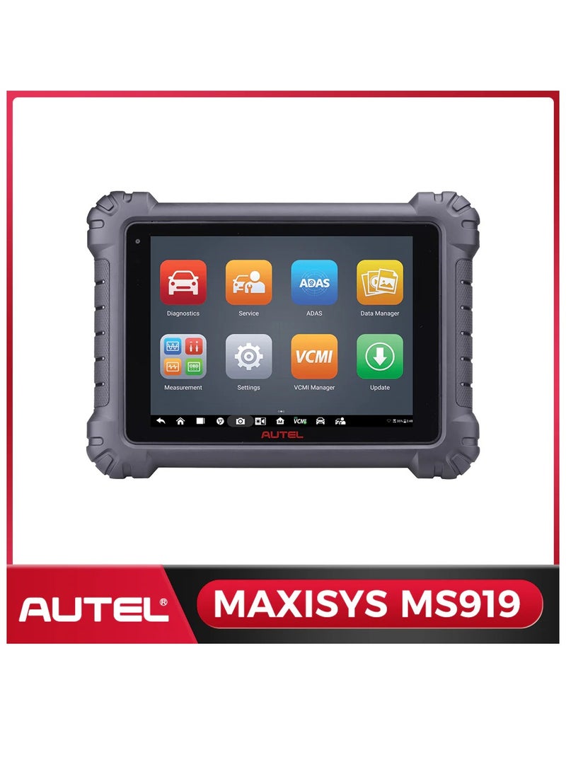 Autel Autel MaxiSys MS919 Scanner, 2025 Top Intelligent Scan Tool as Ultra, Motor TruSpeed Up of Ultra Lite MS909, Topology 2.0, ECU Programming Coding as Ultra S2, 40+ Service, 3K+ Test, 5in1 VCMI  - Image 1