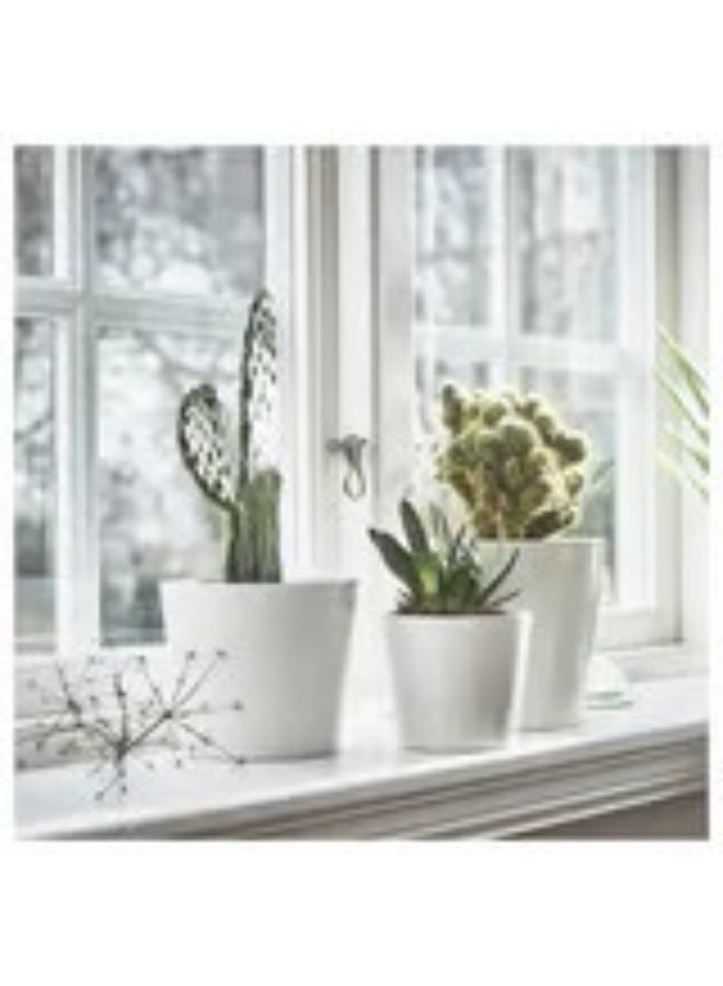 Plant pot white 12 cm - Image 5