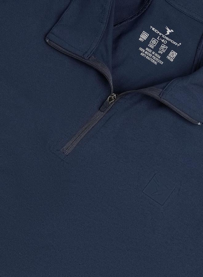 Technosport Solid Short Sleeve Stretch Polo T-Shirt - Image 5