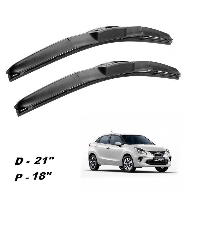 AutoClean Front Wiper Blade For Glanza, Size - 21+18 - Image 4