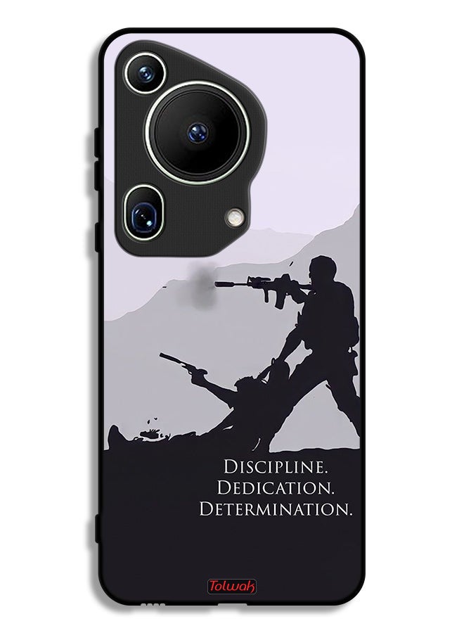 Tolwak Huawei Pura 70 Ultra Protective Case Cover Discipline Dedication Determination - Image 1