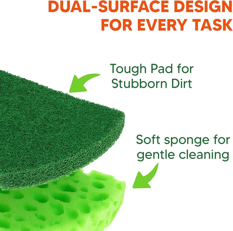 Macromax Coral Sponge – 3 Pieces Set | Durable Dual-Layer Dishwashing Sponges for Kitchen - Image 4
