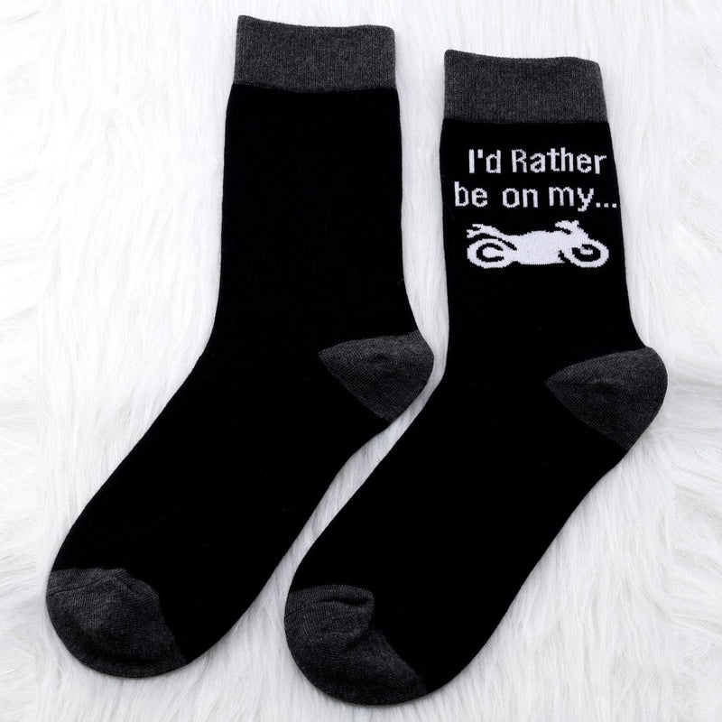MBMSO I'd Rather Be on My Motorbike Socks - Image 3