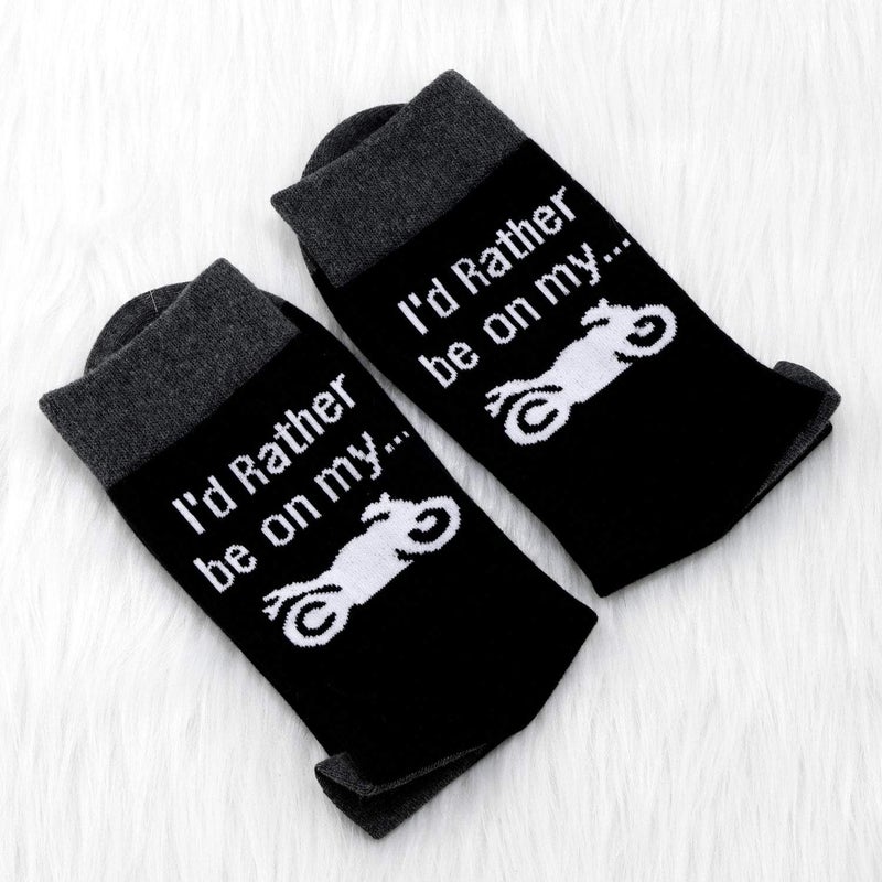 MBMSO I'd Rather Be on My Motorbike Socks - Image 5