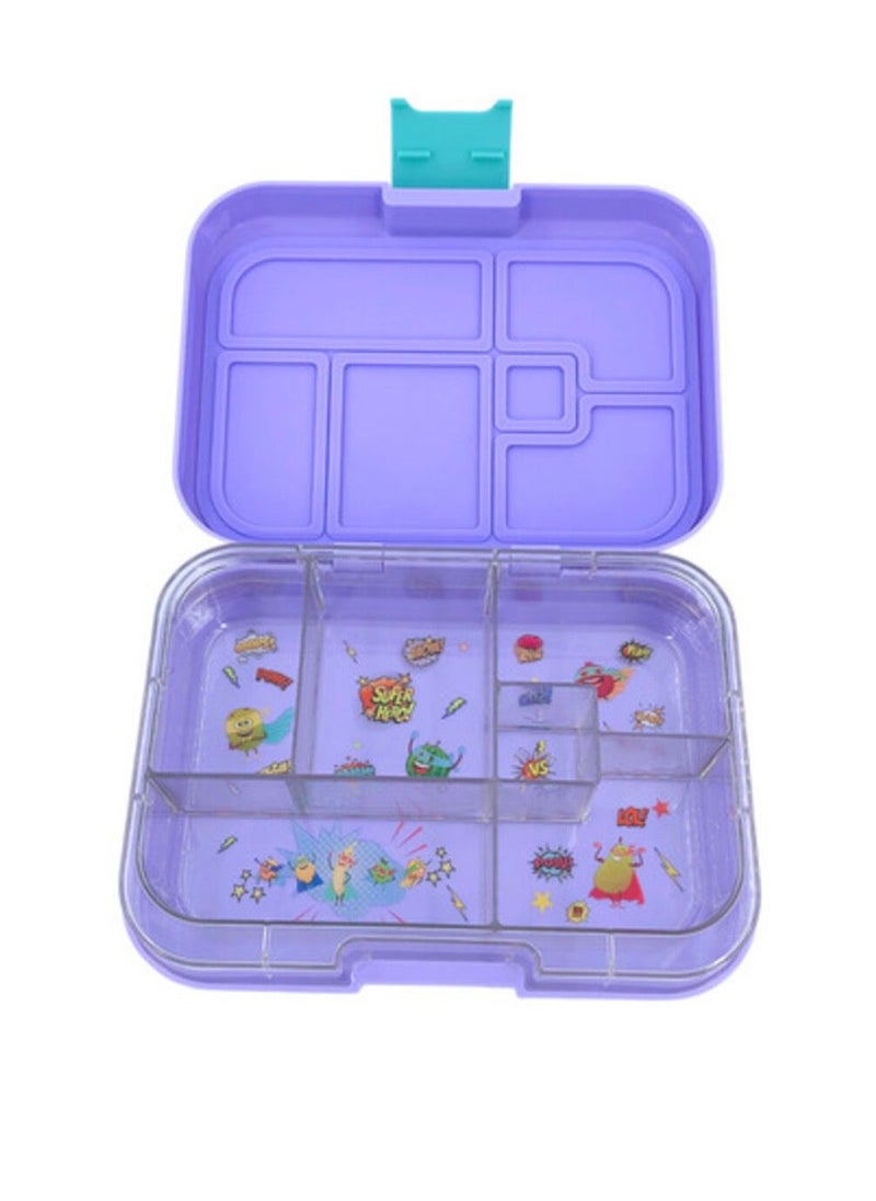 TINY WHEEL Tiny Wheel Baby  Lunch Box Purple 6 Compartments  - Image 3