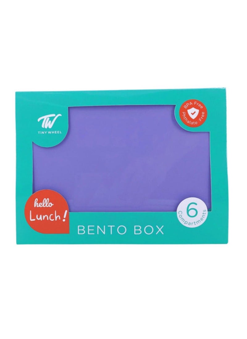 TINY WHEEL Tiny Wheel Baby  Lunch Box Purple 6 Compartments  - Image 5