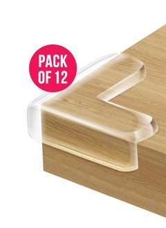 BRANDSFINITY Pack of 12 Baby Safety Edge Guard Combo with Corner Guard - Protect Your Little One with Soft and Secure Edge Cushions  - Image 1