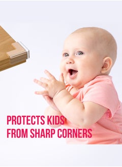 BRANDSFINITY Pack of 12 Baby Safety Edge Guard Combo with Corner Guard - Protect Your Little One with Soft and Secure Edge Cushions  - Image 2
