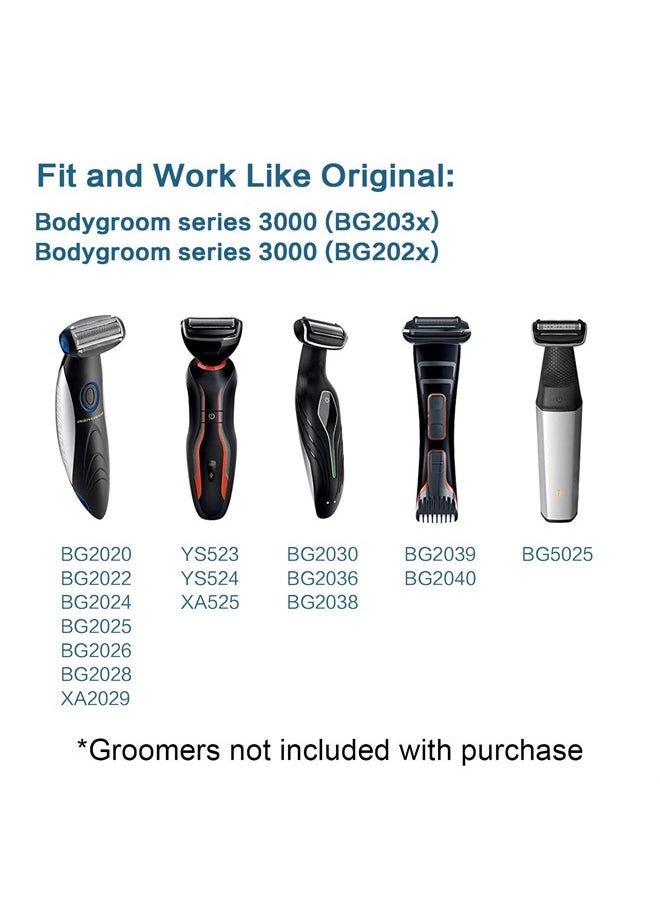 innobeaut - BG2000 Replacement Body Groomer Foil Head for Philips Norelco Bodygroom BG7030 BG7040 BG2030 G2039 BG2040 - Image 1