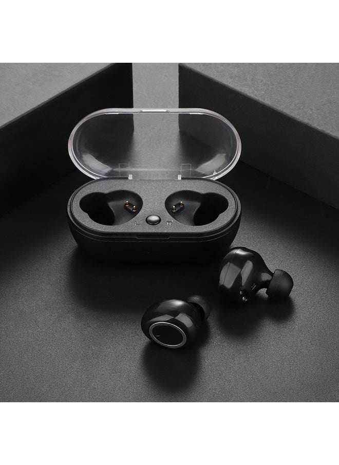 Generic - TWS In-Ear BTH-i30 Wireless Bluetooth Stereo Earbuds With Charging Case Black/Grey - Image 1