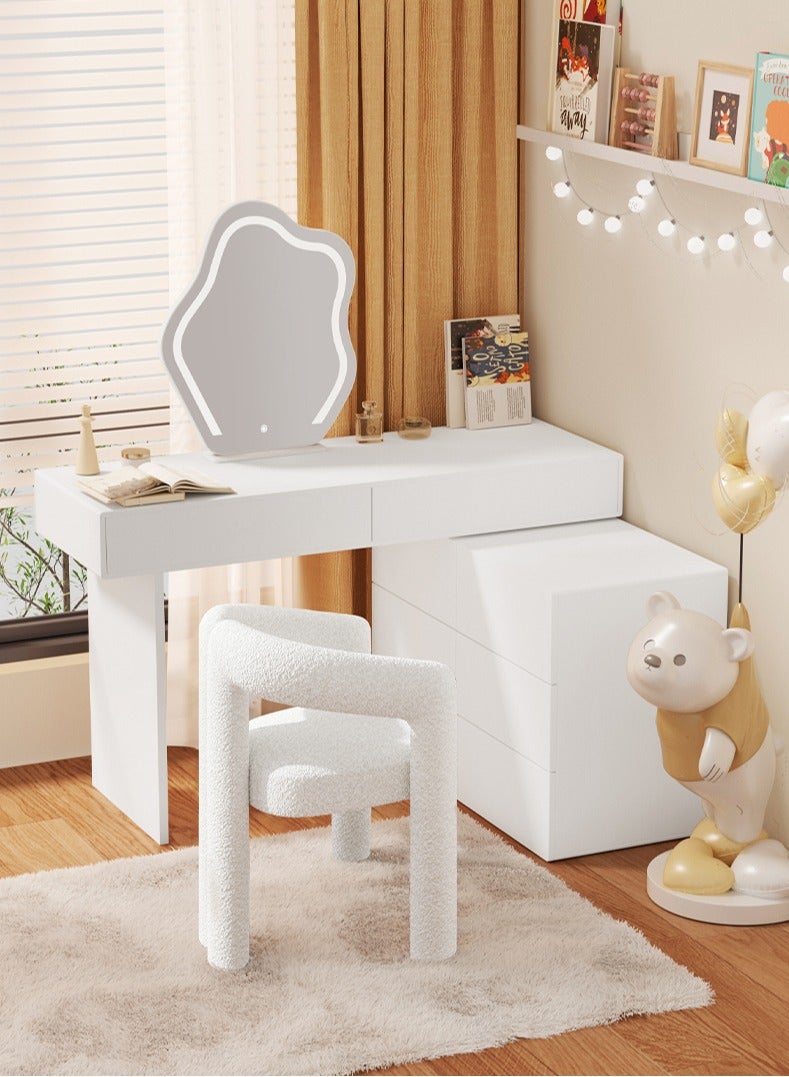 Generic Elegant and Efficient Dressing Table for Contemporary Living Spaces with LED on table and Mirror  - Image 1