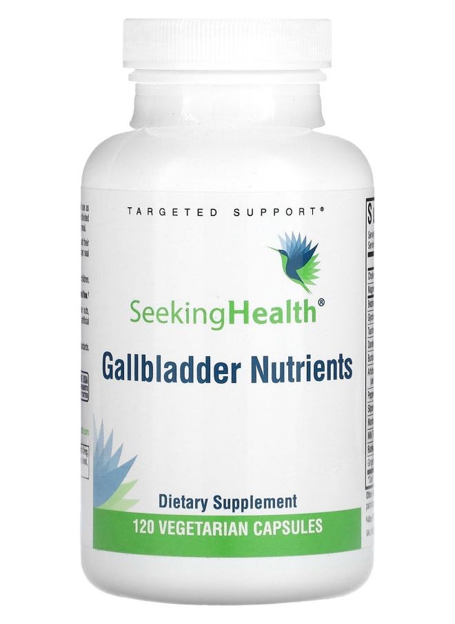 Seeking Health - Gallbladder Nutrients 120 Vegetarian Capsules - Image 1