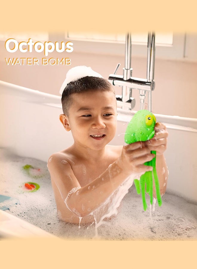 Organizer Novelty Octopus Water Balls - Pack of 5 - Pool Toys for Kids Sensory Absorbent Water Splash Balls Bomb, Toddler Bath Toy, Swimming Pool Floating Swim Toys Outdoor Activity & Game - Image 2