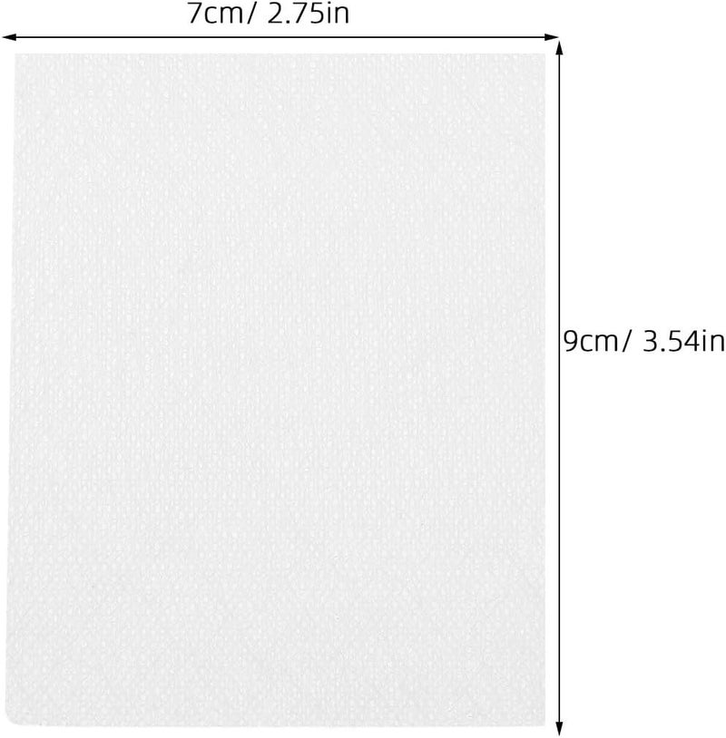 Silk Fiber Ultra-Thin Face Cotton Pads 80pcs Disposable Makeup Remover Wipes Soft Exfoliating Facial Rounds for Toner and Eye Care - Image 2