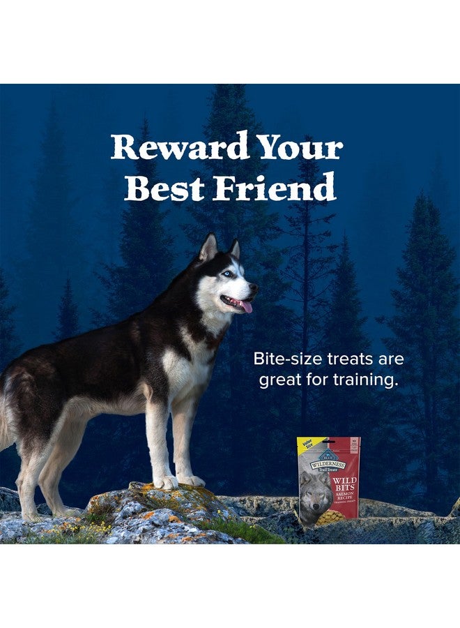 بلو بافلو مكافآت تدريب الكلاب من بلو بافالو وايلدرنس تريل، وايلد بيتس، خالية من الحبوب، وصفة سمك السلمون، كيس ١٠ أونصات - Image 4