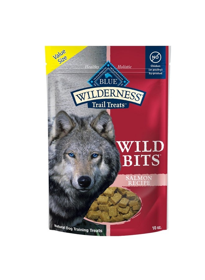 بلو بافلو مكافآت تدريب الكلاب من بلو بافالو وايلدرنس تريل، وايلد بيتس، خالية من الحبوب، وصفة سمك السلمون، كيس ١٠ أونصات - Image 1